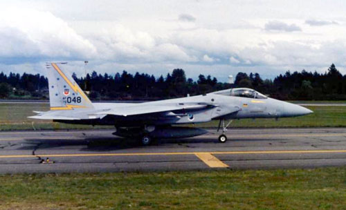 McChord Air Museum Homepage - F-15 Eagle (s/n 76-048) from 318th